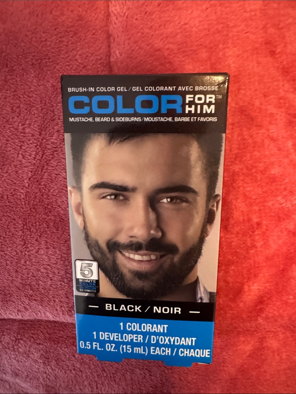 Brush-In Color Gel for Men — Black